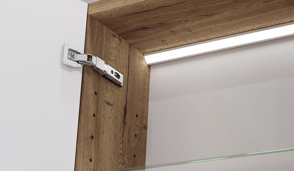 Charnières avec fonction de fermeture en douceur