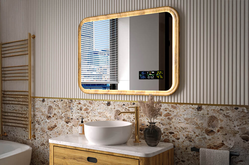 Miroir dans le cadre sur mesure