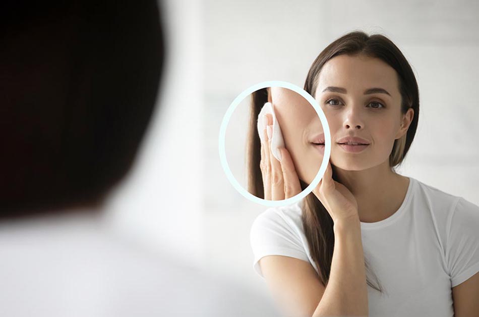 Miroir cosmétique