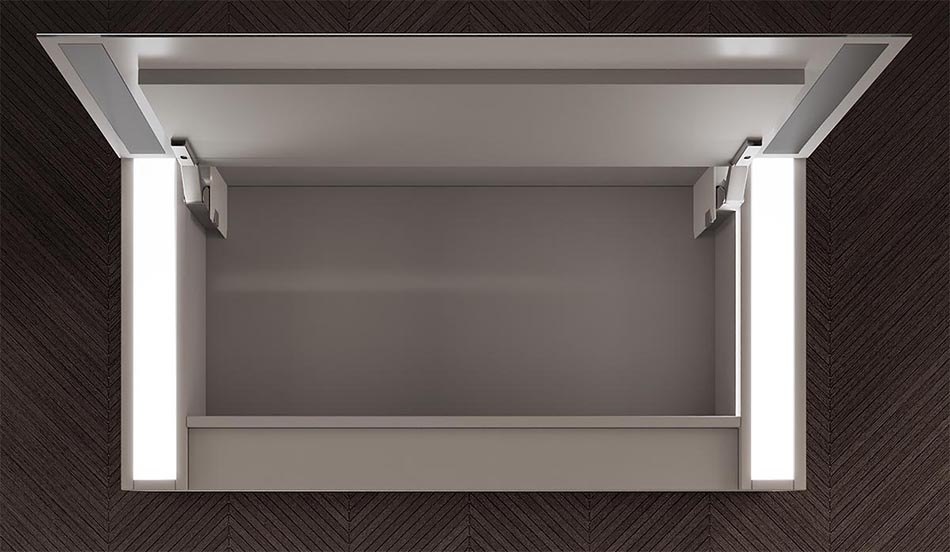 Front d'armoire ouvrable