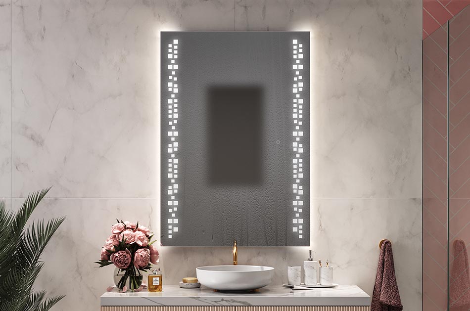 Les miroirs de salle de bains ont tendance à se couvrir excessivement de vapeur, surtout dans les petites salles de bains. Pour évacuer la vapeur rapidement et efficacement, il suffit d'allumer le tapis chauffant.