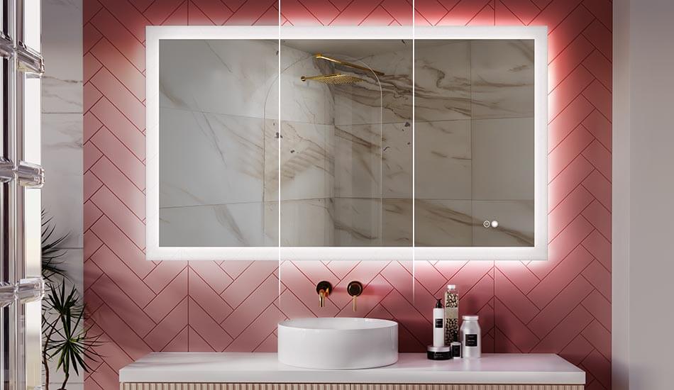 Modifiez l’intensité lumineuse du miroir de votre salle de bain !