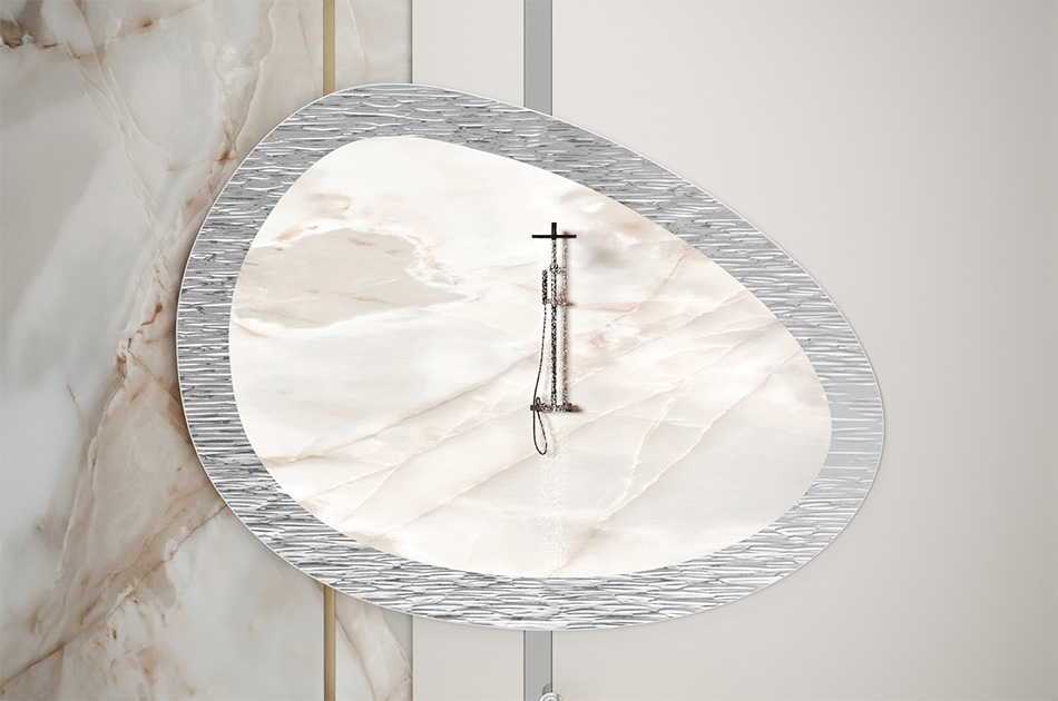 Choisissez la couleur du cadre métallique du miroir en fonction de votre intérieur