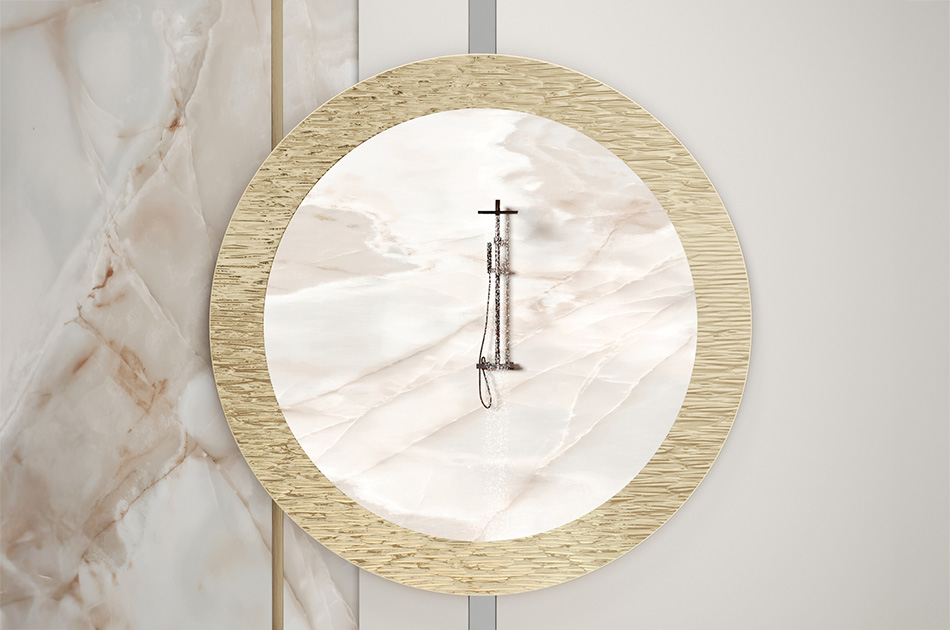Choisissez la couleur du cadre métallique du miroir en fonction de votre intérieur