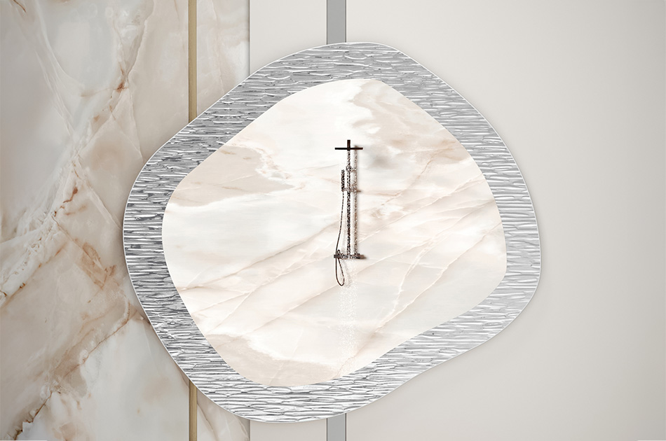 Choisissez la couleur du cadre métallique du miroir en fonction de votre intérieur