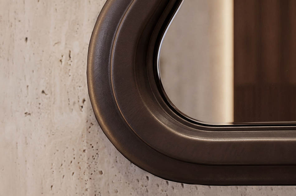 Miroir dans un cadre en MDF