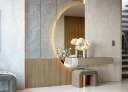 Miroirs en demi-cercle