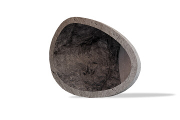 Miroirs avec placage en pierre