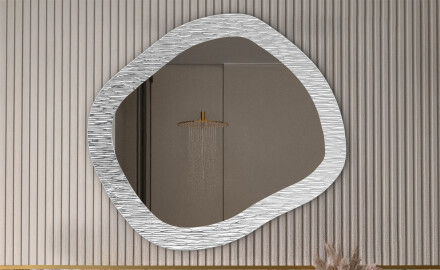 Miroirs dans un cadre en métal