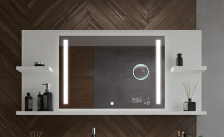 Miroir Salle De Bain Avec Tablette Lucas