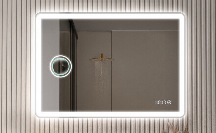 Miroirs classiques arrondis avec éclairage