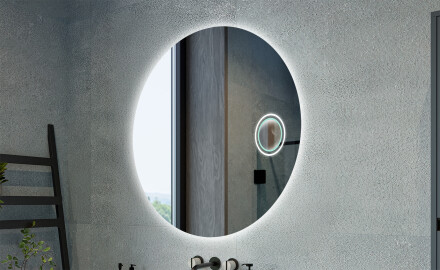 Miroirs classiques ronds avec éclairage