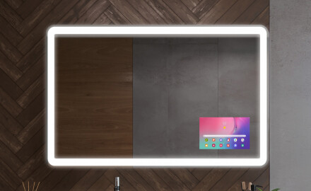 Miroirs arrondis avec couvercle décoratif