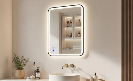 Miroirs avec cadre en aluminium