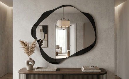 Miroir avec verre décoratif Lacobel