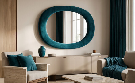 Miroirs avec cadre rembourré