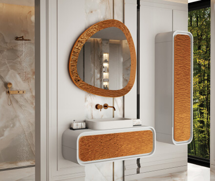 Miroirs avec cadre en métal