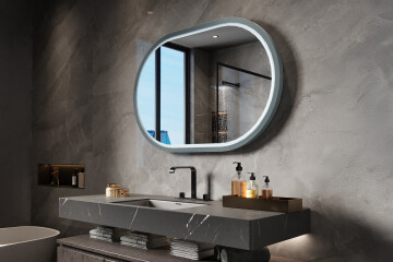 Miroirs LED avec cadre en MDF