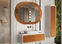 Miroirs avec cadre en métal