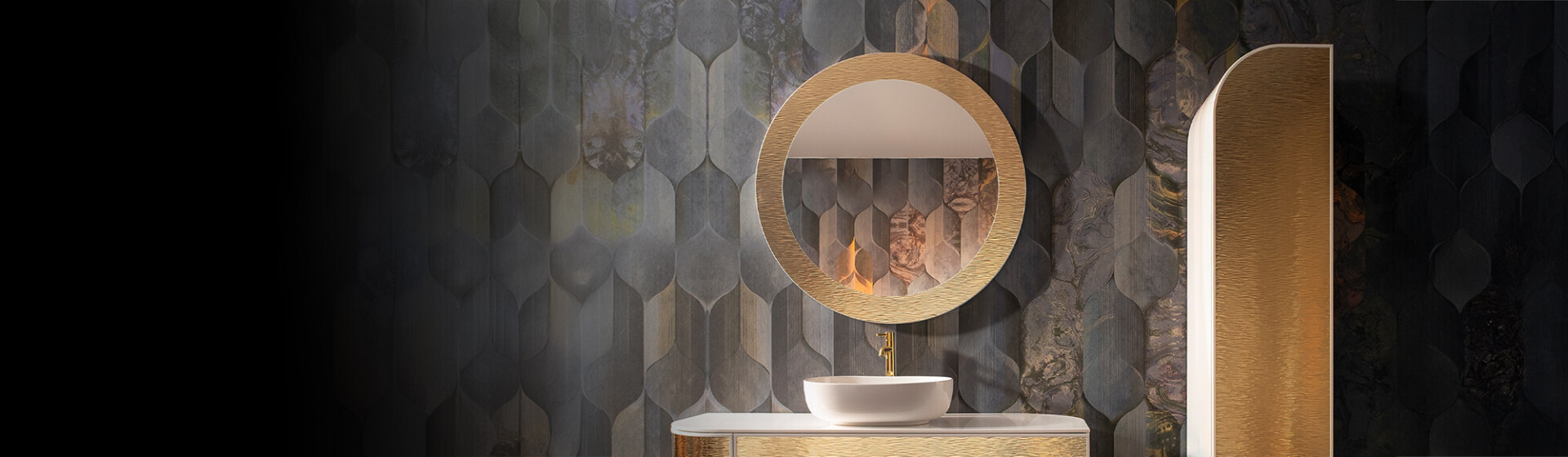 Miroirs avec cadre en métal