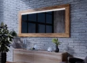 Miroir en bois massif