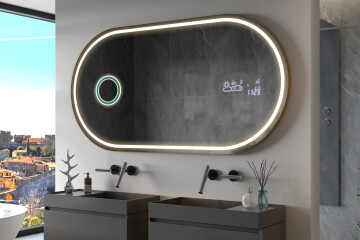 Miroirs LED encadrés