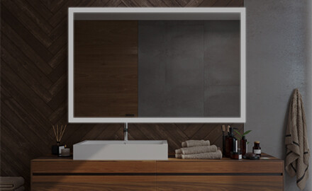 Miroirs avec couvercle décoratif