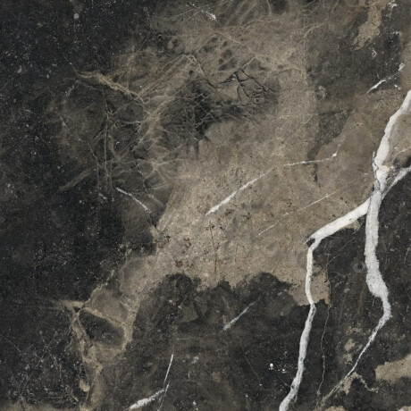 Carrelage en grès émaillé pour sol, 60 x 120, noir avec des veines dorées, brillant, rectifié, A4H109 Pierre Black #13