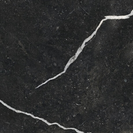 Carrelage en grès émaillé pour sol, 60 x 120, noir avec des veines dorées, brillant, rectifié, A4H109 Pierre Black #24