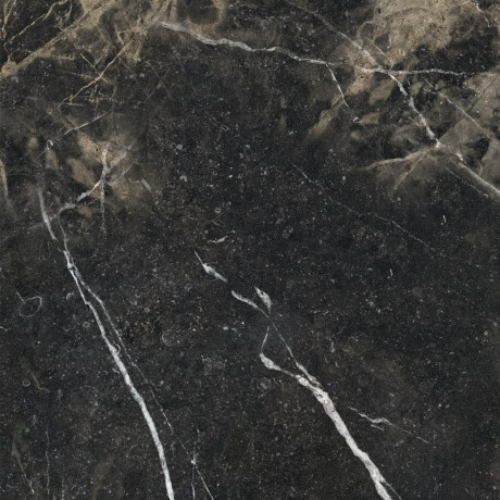 Carrelage en grès émaillé pour sol, 60 x 120, noir avec des veines dorées, brillant, rectifié, A4H109 Pierre Black #29