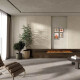 Carrelage mural 60 x 120 cm, beige mat, référence A4H1100 Shellstone Beige Rigat-One #4