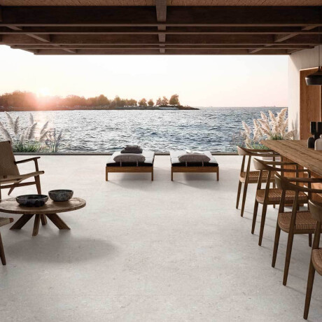 Carrelage en grès cérame pour sol, 60 x 120 cm, taupe mat, A4H1102 Shellstone Taupe #2