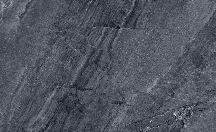 Carrelage en grès émaillé pour sol, 120 x 120 cm, anthracite, aspect pierre, mat, A4H1138 Agathos Anthracite