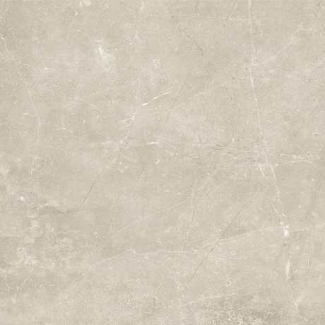 Carrelage en grès cérame pour sol, 60 x 120, gris clair avec des nuances chaudes de beige et des veines, finition mate, référence A4H140 Ermetica Bianco #12
