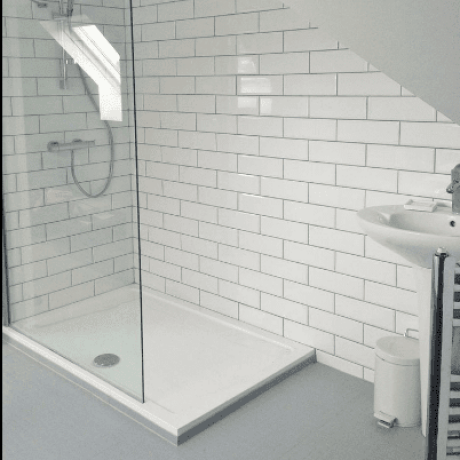 Carrelage mural en céramique 10 x 30, blanc brillant, plat, A4H17 Blanco Brillo #3