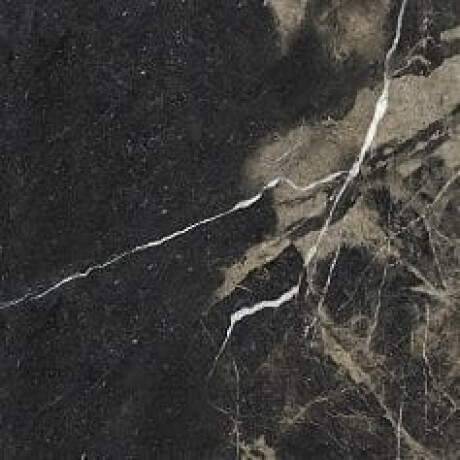 Carrelage en grès émaillé pour sol Pierre Black 120 x 120 cm, noir brillant avec des veines dorées, rectifié A4H197 #11