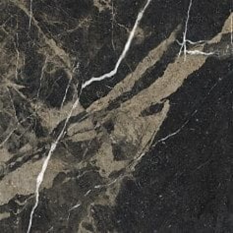 Carrelage en grès émaillé pour sol Pierre Black 120 x 120 cm, noir brillant avec des veines dorées, rectifié A4H197 #15