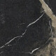 Carrelage en grès émaillé pour sol Pierre Black 120 x 120 cm, noir brillant avec des veines dorées, rectifié A4H197 #17