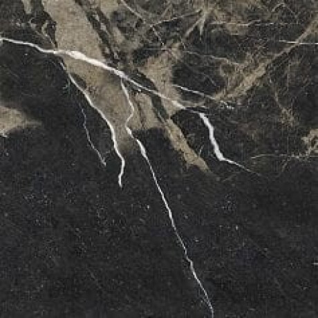 Carrelage en grès émaillé pour sol Pierre Black 120 x 120 cm, noir brillant avec des veines dorées, rectifié A4H197 #18