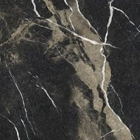 Carrelage en grès émaillé pour sol Pierre Black 120 x 120 cm, noir brillant avec des veines dorées, rectifié A4H197 #20