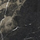 Carrelage en grès émaillé pour sol Pierre Black 120 x 120 cm, noir brillant avec des veines dorées, rectifié A4H197 #21