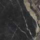 Carrelage en grès émaillé pour sol Pierre Black 120 x 120 cm, noir brillant avec des veines dorées, rectifié A4H197 #22