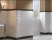 Carrelage mural en céramique biseauté 10x20, blanc brillant, biseauté A4H22 Blanco Brillo