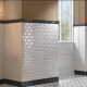 Carrelage mural en céramique biseauté 10x20, blanc brillant, biseauté A4H22 Blanco Brillo #1