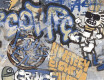 Carrelage en grès émaillé pour sol, 120 x 280 cm, gris mat, rectifié, A4H248 City Graffiti Grey
