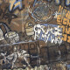 Carrelage en grès émaillé pour sol, grand format 120 x 280 cm, mat, rectifié, A4H262 City Graffiti Multicolor #1