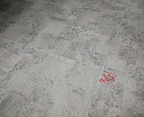 Carrelage en grès cérame pour sol 60x60 Carpet Grigio mat, rectifié A4H34 Patchwork
