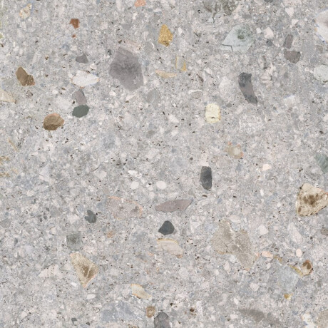 Carrelage en grès émaillé pour sol, 60 x 120 cm, gris clair mat, rectifié, A4H418, terrazzo Ceppo Di Gre Multi #5