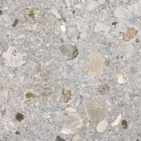 Carrelage en grès émaillé pour sol, 60 x 120 cm, gris clair mat, rectifié, A4H418, terrazzo Ceppo Di Gre Multi #7