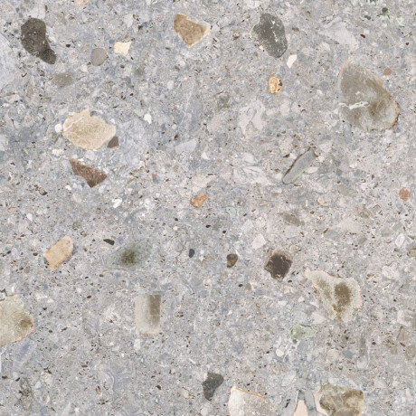 Carrelage en grès émaillé pour sol, 60 x 120 cm, gris clair mat, rectifié, A4H418, terrazzo Ceppo Di Gre Multi #3